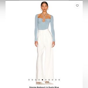 Storme Bodysuit in Dusty Blue